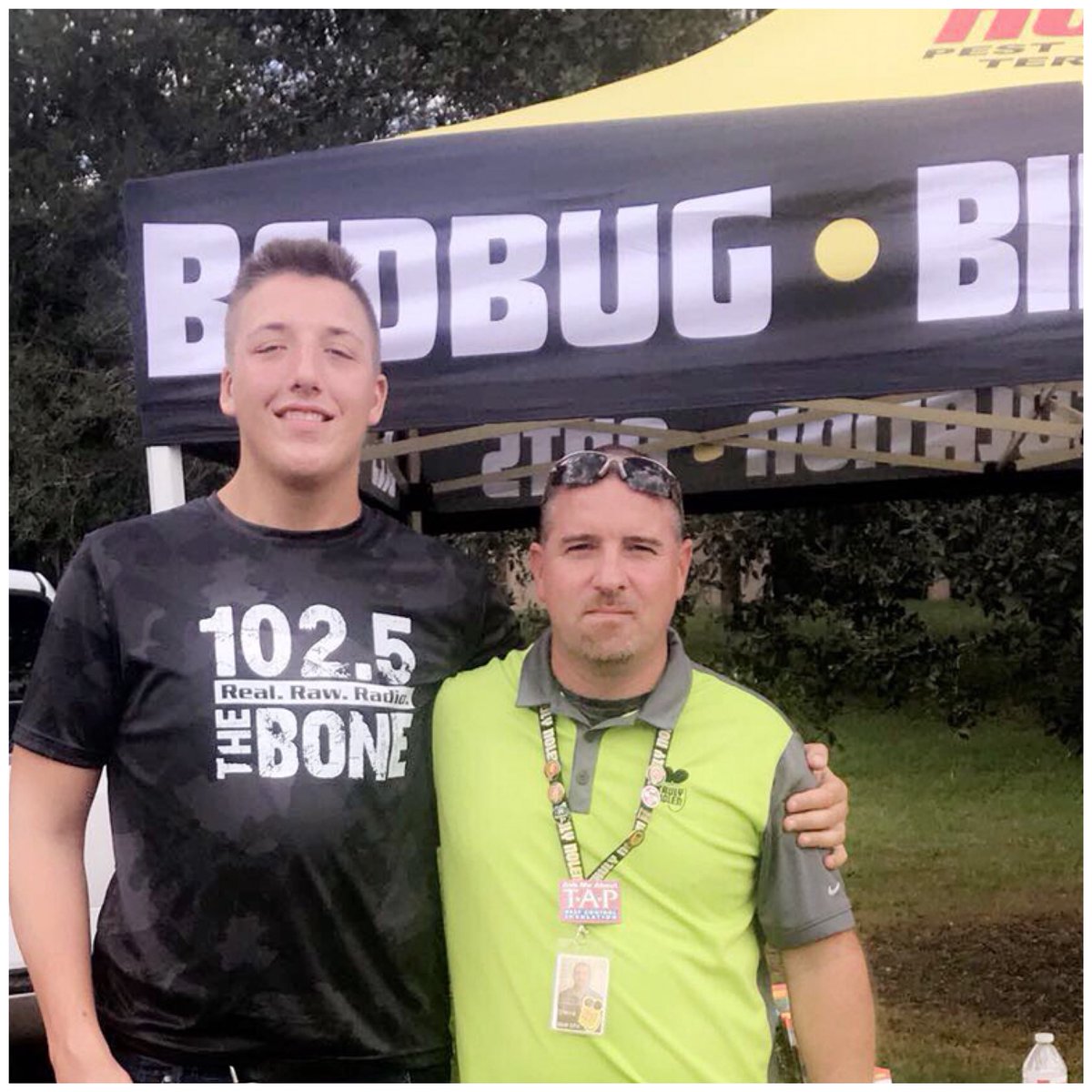 ryanhopperadio's tweet photo. Fun times with @TrulyNolen at the @1025TheBone #RealRawOpen. https://t.co/BTZqRy4Xt6