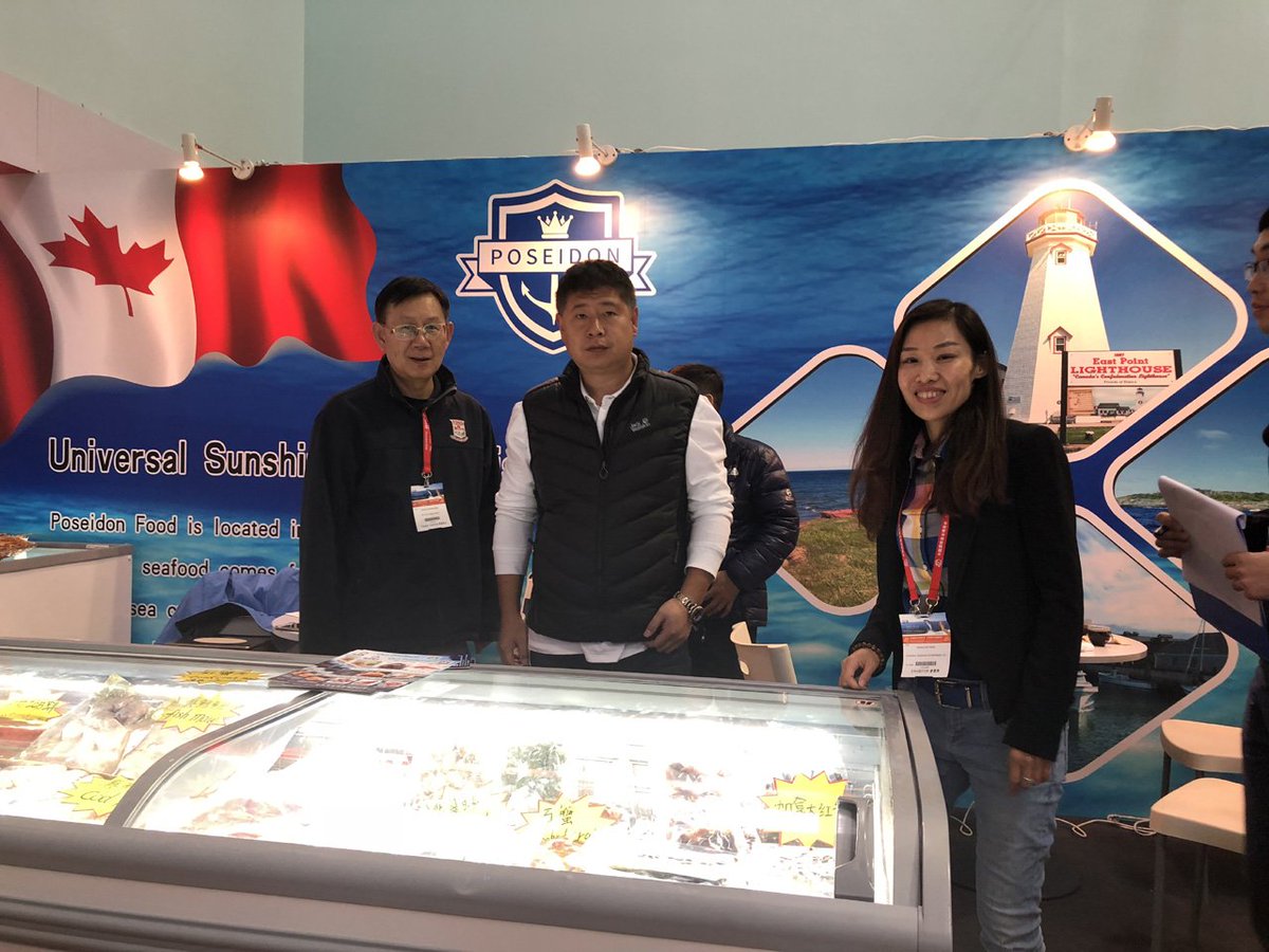 ACOACanada's tweet photo. It’s our third and final day at @SeaFareExpo! Here are some snapshots of the great food and excellent people we met at #CFSE2018. #ACOALovesFood #AtlanticGrowth https://t.co/UM87ocdcVf