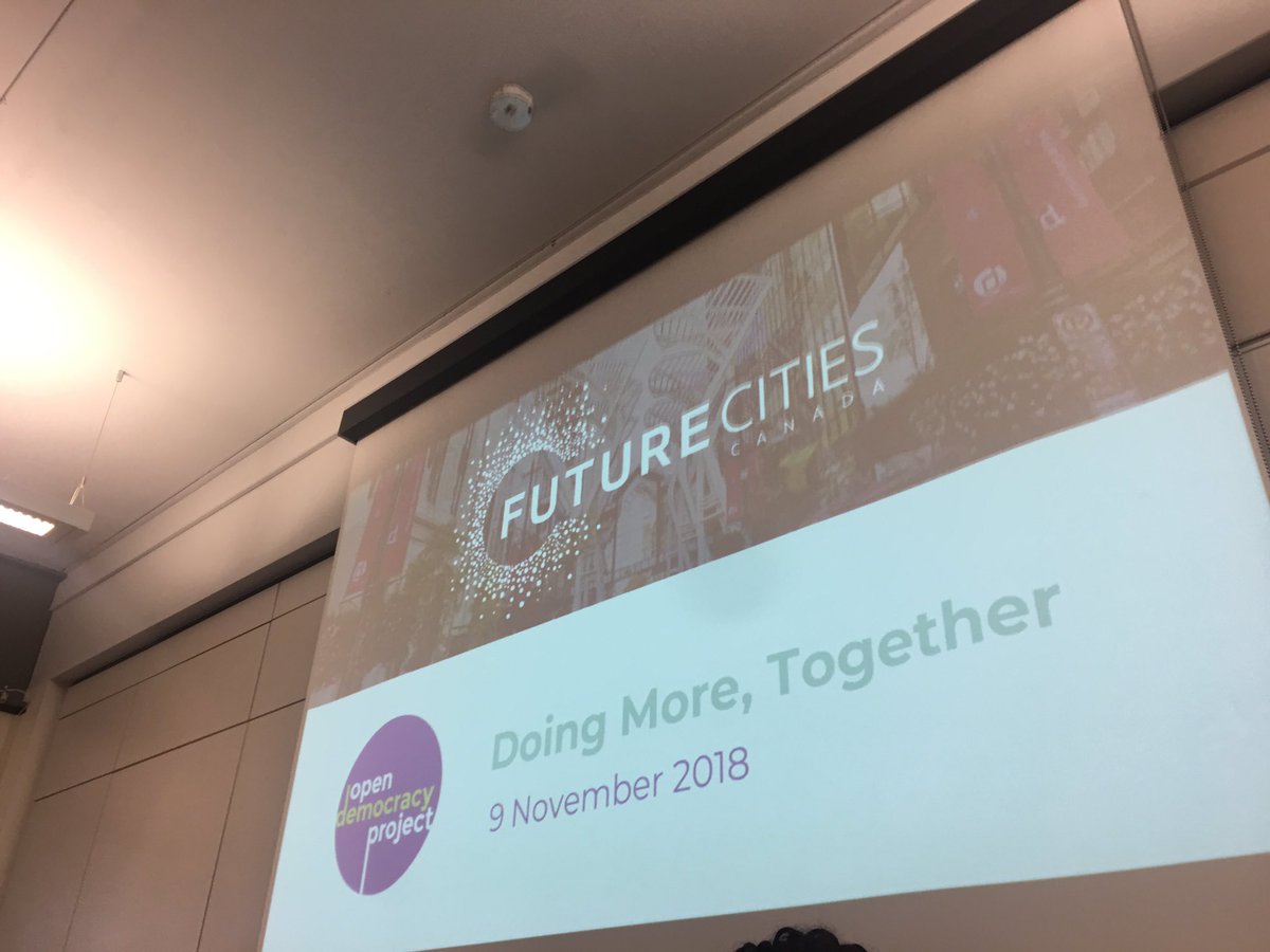 situationTO's tweet image. up next is @cswc talking about the Open Democracy Project and how it links to the Sustainable Development Goals at the #FCCSummit2018