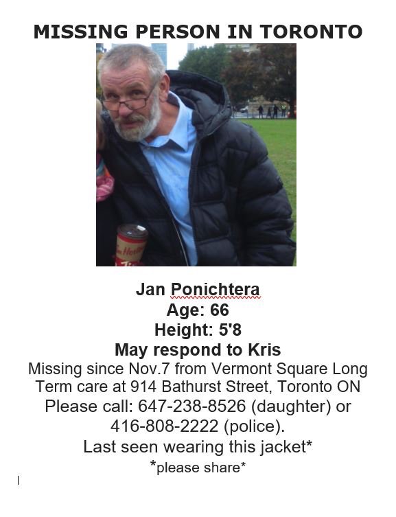 Please help find my father and share. #MissingPerson