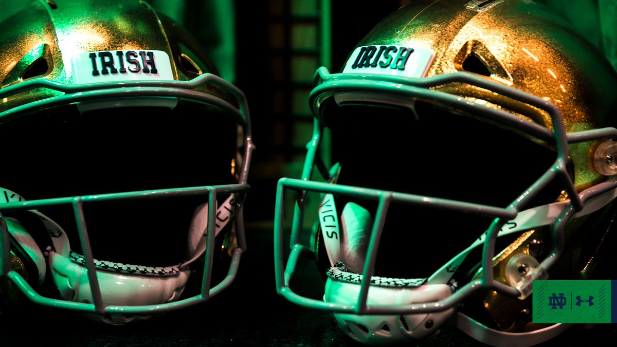 NDFootball's tweet image. Let's play the home finale the way our fans started it.

#GoIrish ☘️ #BeatSeminoles