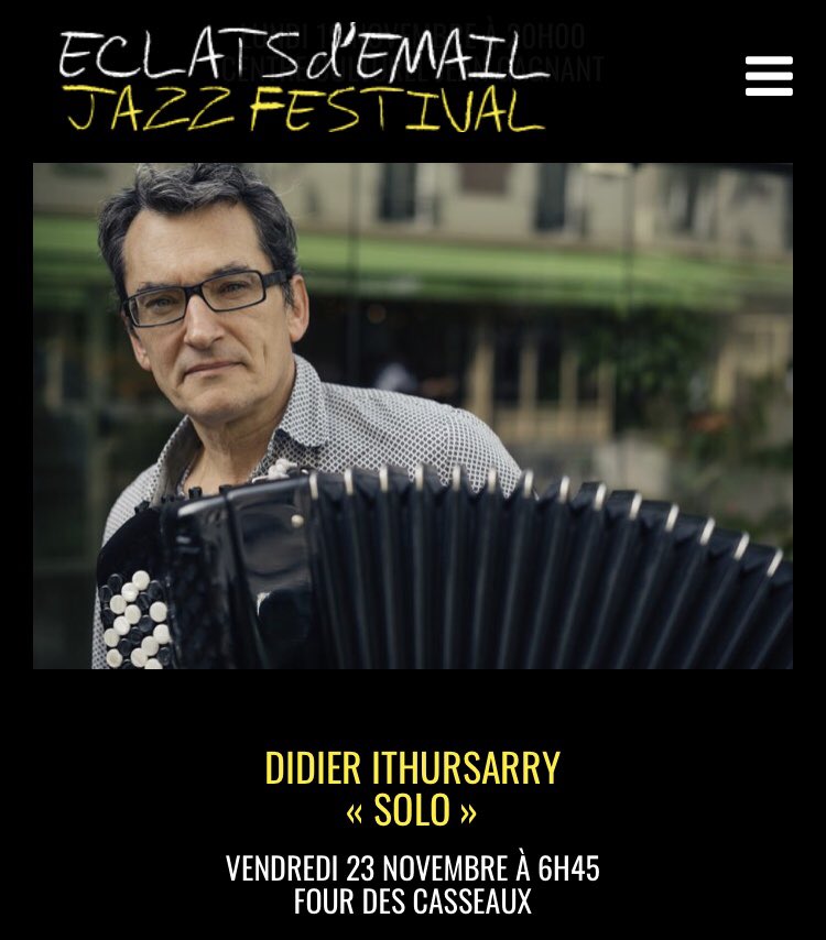 EclatsEmailJazz's tweet photo. 2/2 Le Festival Eclats d’Email Jazz 2018 ce sont aussi 5 concerts le matin avec petit-déjeuner. La deuxième semaine au Four des Casseaux. #SaveTheDate #FEE2018 https://t.co/eVVCTbwHd4