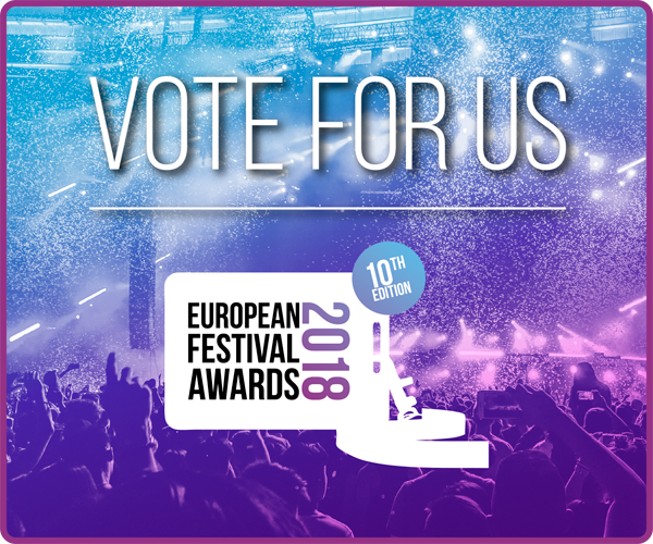 Three nominations and stellar company of events. @sharpefestival is nominated for @eufestawards in 3 categories: best new, best indoor and best small festival. Hit the link to vote and support Slovak festivals: bit.ly/2JRoDM2 #pohoda #grape #uprising #sharpefestival