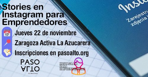 indexdesarrollo's tweet image. 📢 Curso de Stories en Instagram para Emprendedorxs 🎬
Te enseñaremos cómo crear, publicar y hacer crecer tu imagen de marca con esta función de Instagram.
🗓 22 de noviembre de 17:30 a 20:30
📍 @ZGZActiva La Azucarera
ℹ bit.ly/2zO2QjN 
#curso #instagram #zgz #zaragoza