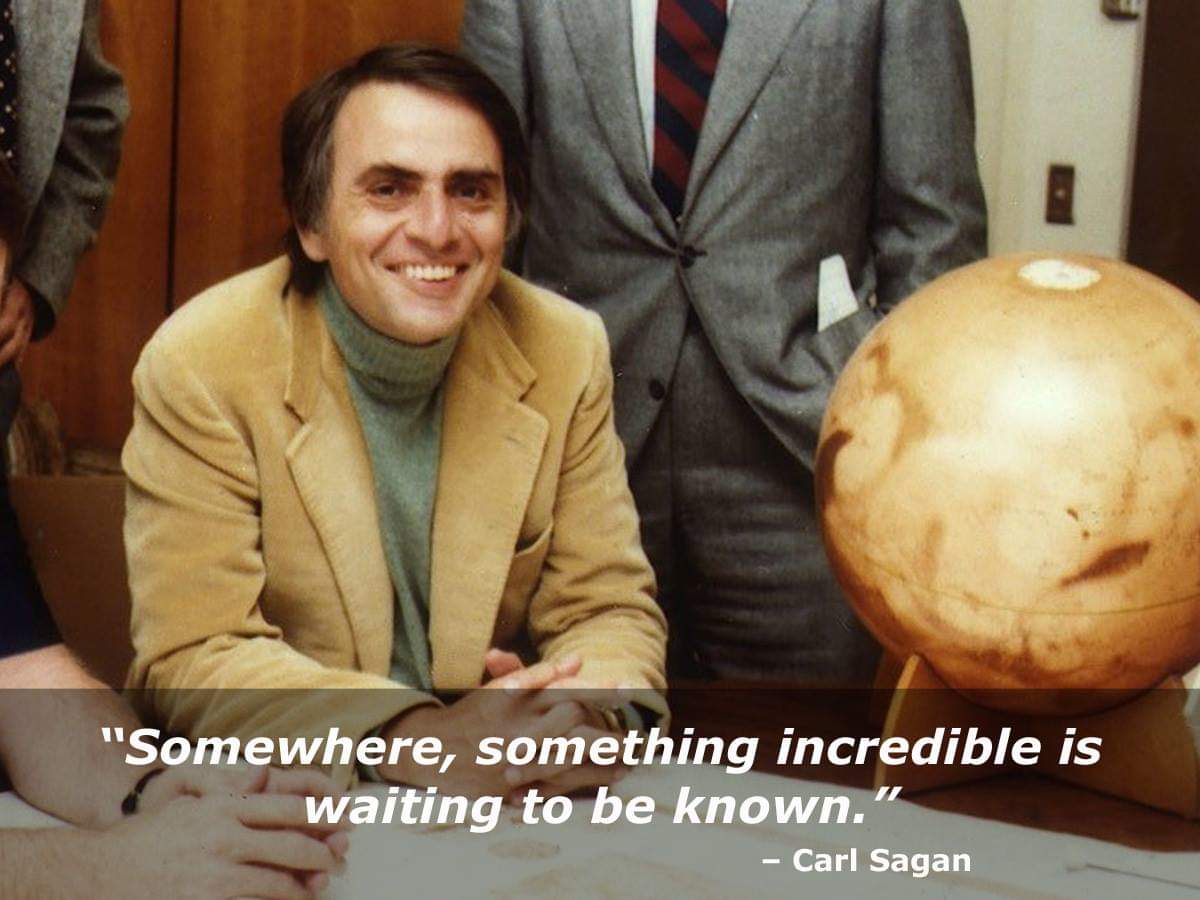 Happy birthday to Carl Sagan! 