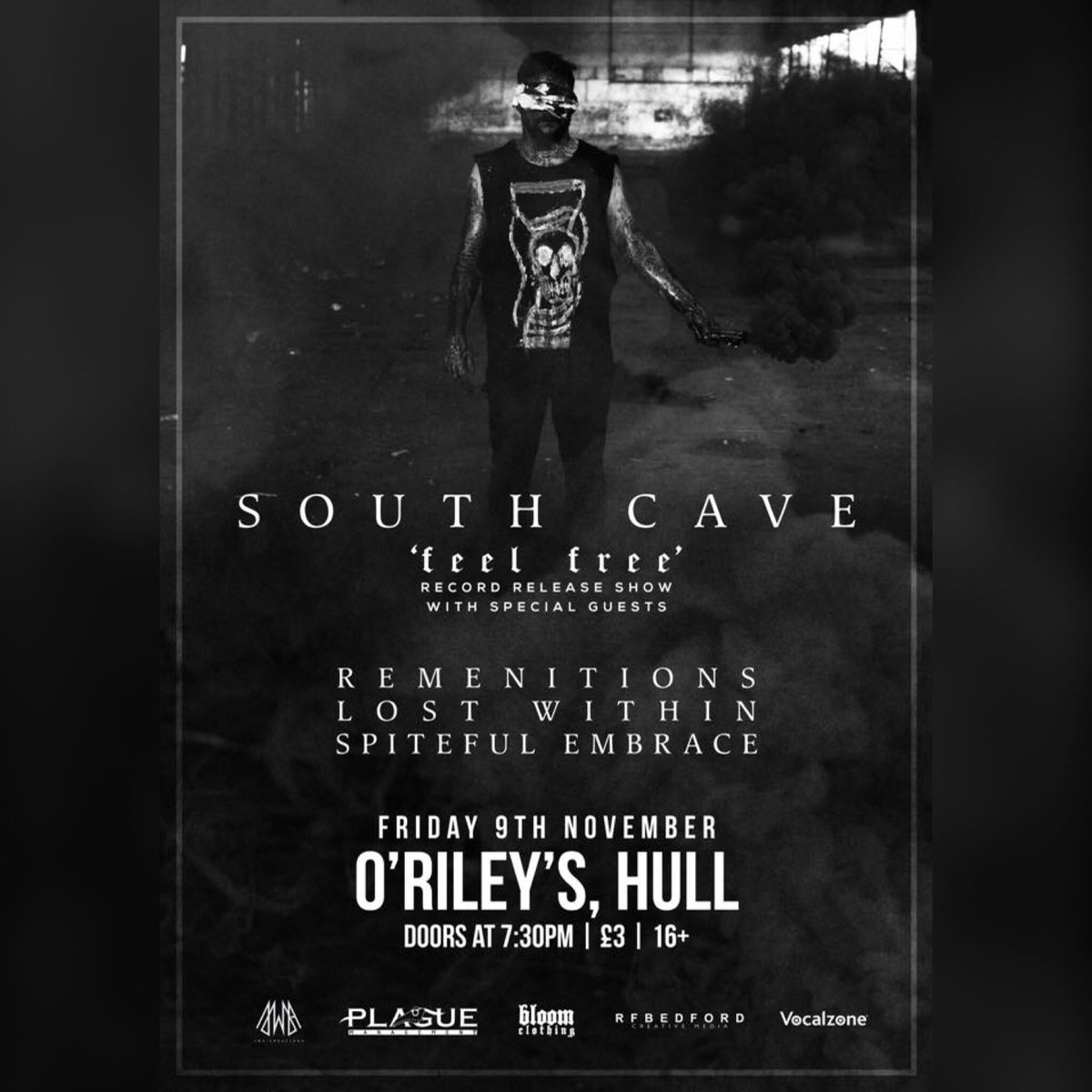 Hull, our final show of 2018 commenced tonight at <a href="/orileyshull/">O'Rileys Hull</a> at South Cave’s ‘Feel Free’ EP launch show with Spiteful Embrace.

Event: facebook.com/events/2311540…

Prosper in the decay.
