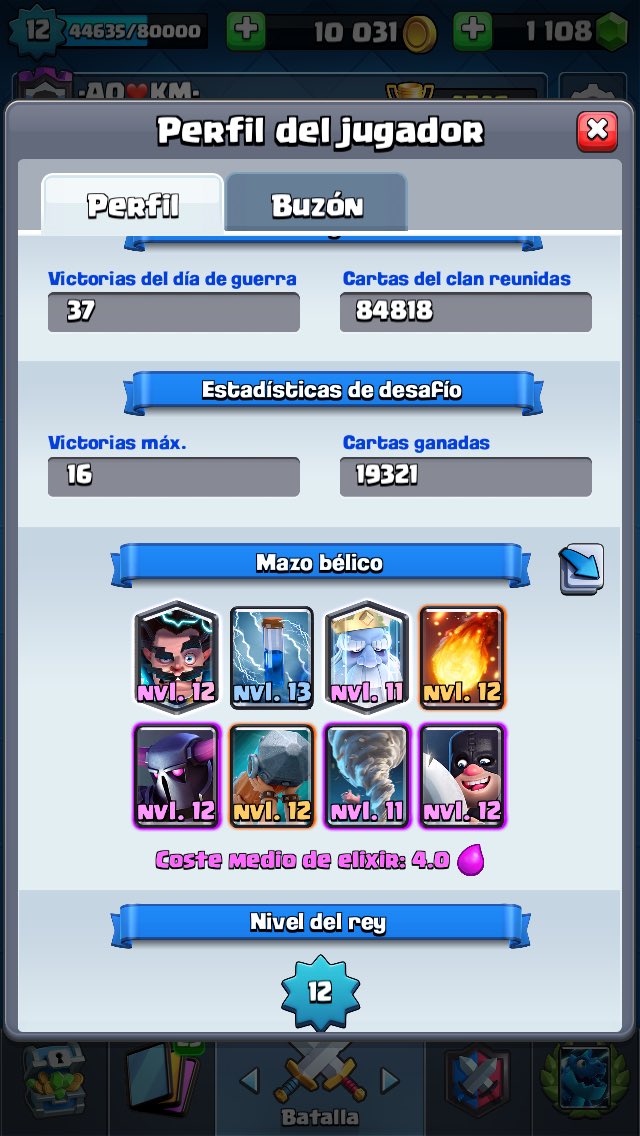 Vendo cuenta de Clash royale(Mi cuenta personal) no porque dejare el juego, pero si necesito el dinero, Mas info al Md. Rt se agradece @DarkfightGT_ <a href="/YoSoyRickYT/">Código: YoSoyRick 💪</a> @JuliEze22 <a href="/ItzAlann_/">Alan Caniza</a> <a href="/Applebloom350/">Applebloom</a>