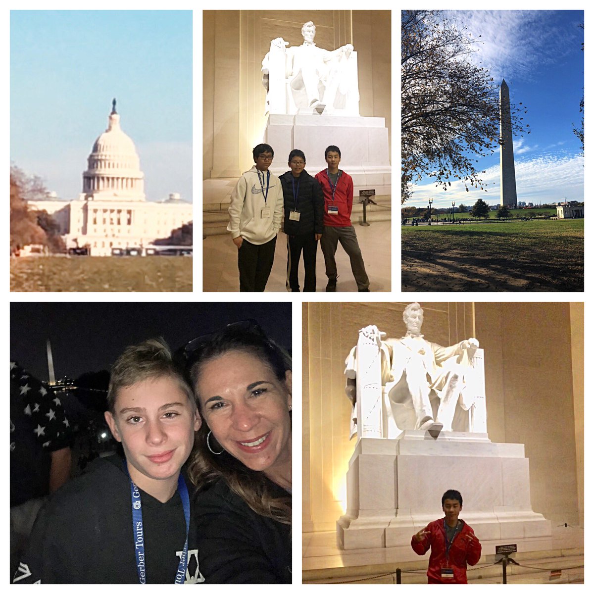 Having s great time in DC with my old and new friends!!  #jerichomiddleschool