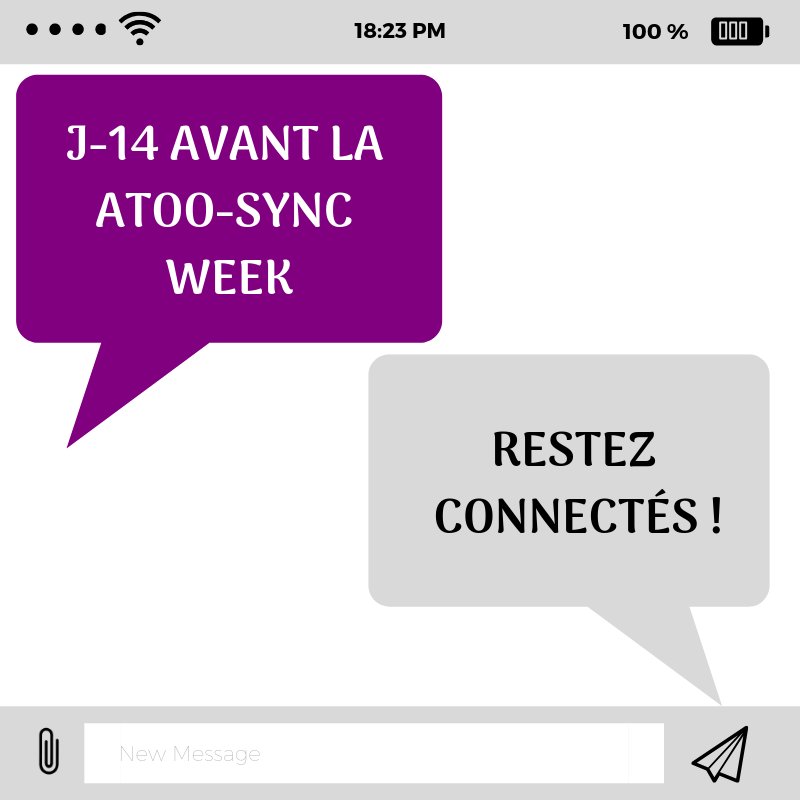AtooNext's tweet image. Plus que deux petites semaines avant la #AtooSyncWeek ! 
L&apos;équipe @AtooNext a hâte de vous dévoiler ses #promotions ! 
Deviendrez-vous #AtooSyncAddict ?
#BlackFriday2018