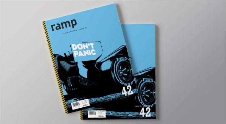 #rampMagazine #43 "Don’t panic" in den #Sprachausgaben #Deutsch und #Englisch ist erschienen. ramp.space/produkt-katego…