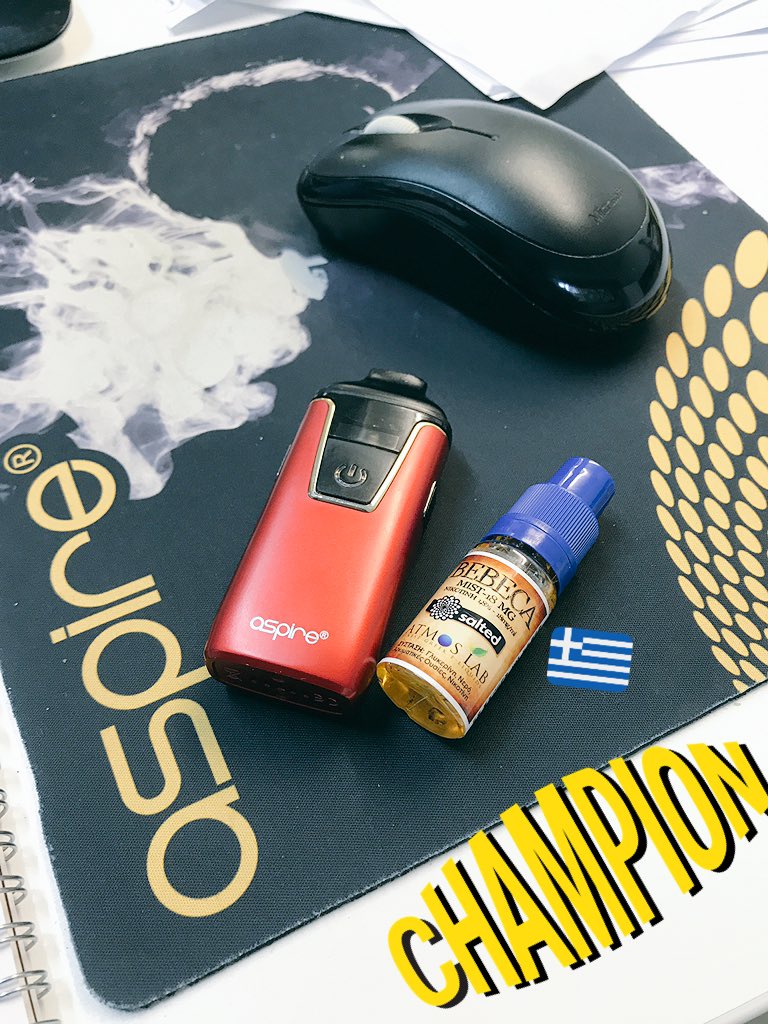 The best combination. #atmoslab #bebeca #aspire #aspirecig #nautilus_aio #vaping #nicsalts #vaping
