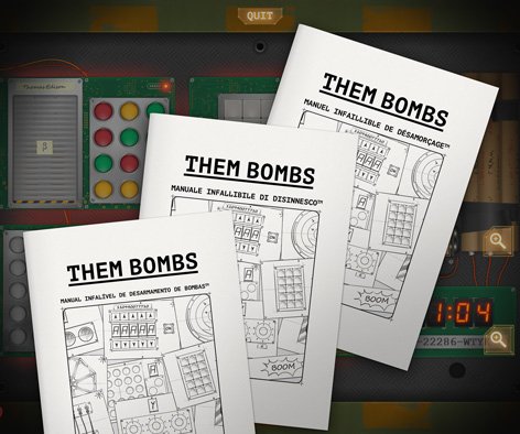 them_bombs's tweet image. Our game is available in eight languages so far: English, Spanish, Russian, German… Would you like to see it in your language? Let us know!

#IndieGame #PuzzleGame #localcoop #MadeWithUnity  #Android #iOS #NintendoSwitch #Switch