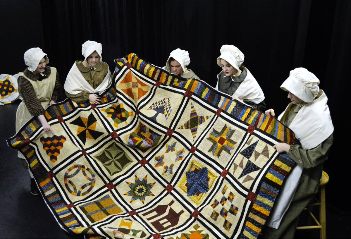 IUP_Janice's tweet photo. Need something fun to do this weekend? Come see @stagesbtown production of Quilters at the Waldren. I helped make the quilt they are using (and raffling off) and will be doing the Talk Backs after the Sat  7pm and Sun 2pm shows! Tickets available from @BuskirkChumley box office. https://t.co/PGbOf9ToP2