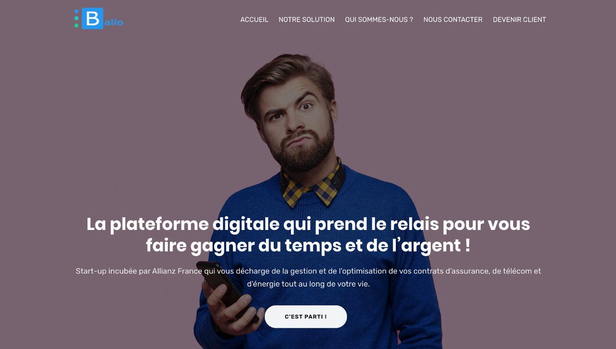 #Balio lance son site ! Venez découvrir notre #plateforme digitale qui prend le #relais pour vous faire gagner du temps et l’argent ! balio.fr  Merci <a href="/allianzfrance/">Allianz France</a> @AllianzLab de votre soutien ! @RC_DonDiego <a href="/ChristianVotava/">Christian Votava</a> <a href="/ngu_dav/">David Nguyen</a> <a href="/FredMascarin/">Frédérique Mascarin</a> 🚀
