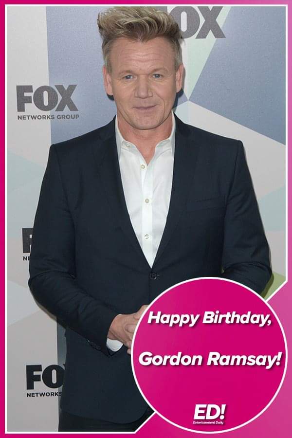 Happy 52nd birthday Gordon Ramsay! 