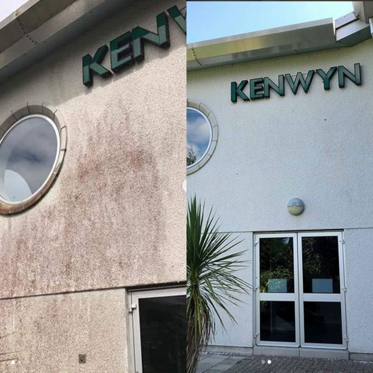 ClearCleanPlym's tweet image. Same building in both photos the only difference is one was after it was softwashed by us a year ago! Allow us to clean the exterior of your property so you have long lasting effects like this. Visit clearandcleanplymouth.co.uk or call us on 0800 772 3502