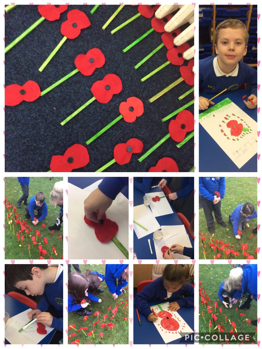 Burnopfield_sch's tweet photo. Class 9 making and laying their poppies @bf_smsc ❤️ https://t.co/WJjfcSdT4k