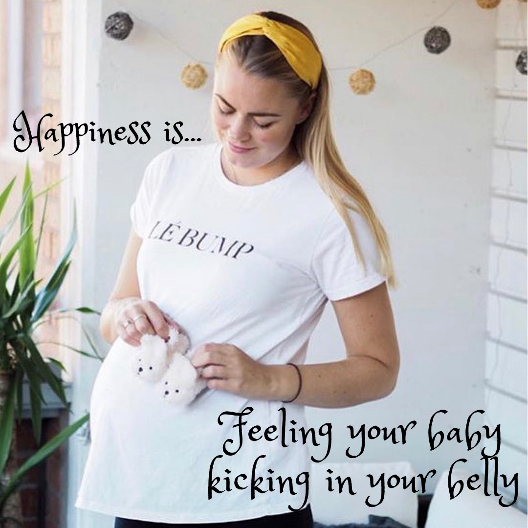 Happiness is... when you feel your baby kicking in your belly 😁 
#wabblebabble #pregnancy #pregnant #preggo #pregger #pregnancylife #pregnantlife #preggolife #preggerlife #babykicking #bumpie #babybump #pregnancybump #preggobump #pregnancyzone #pregnancybelly #pregnancyjourney