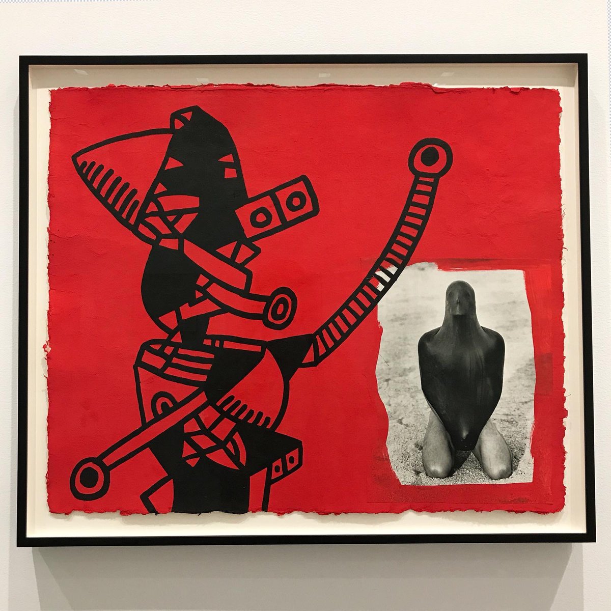 Currently on #GladstoneGallery, a selection of works from the last years of artist #KeithHaring’s life, combining large-scale paintings with collages and other works on paper.  The show closes December 21st.