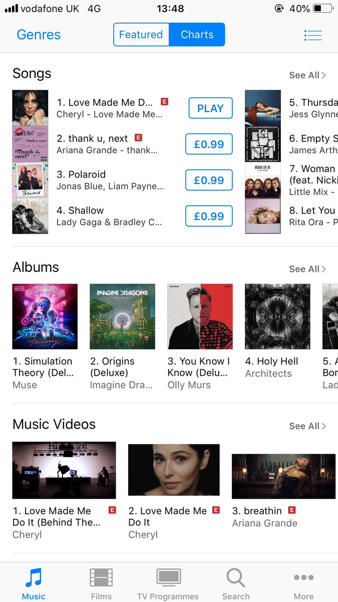 NicolaRoberts's tweet photo. I can’t contain my excitement !!! @CherylOfficial #Loveamademedoit at number 1 on iTunes. https://t.co/jfIkGEafGN