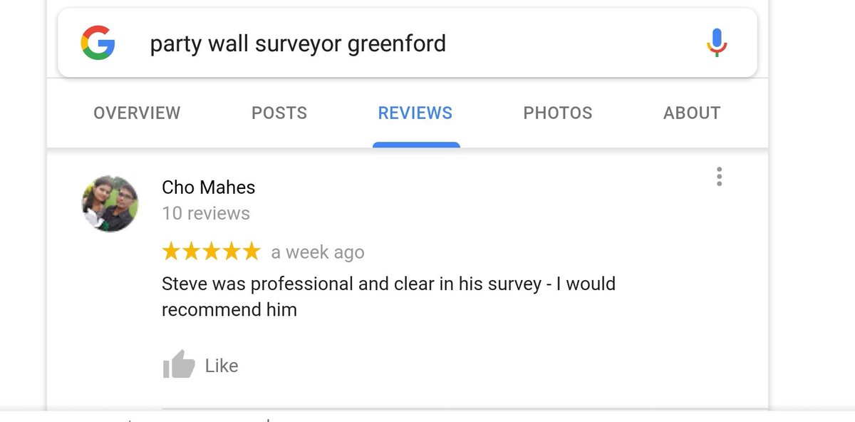 party_wallhelp's tweet photo. Another 5* review left on our Google plus page. #aaronsurveyors #partywallhelp #partywallact1996 #London https://t.co/tcmjW57lIl