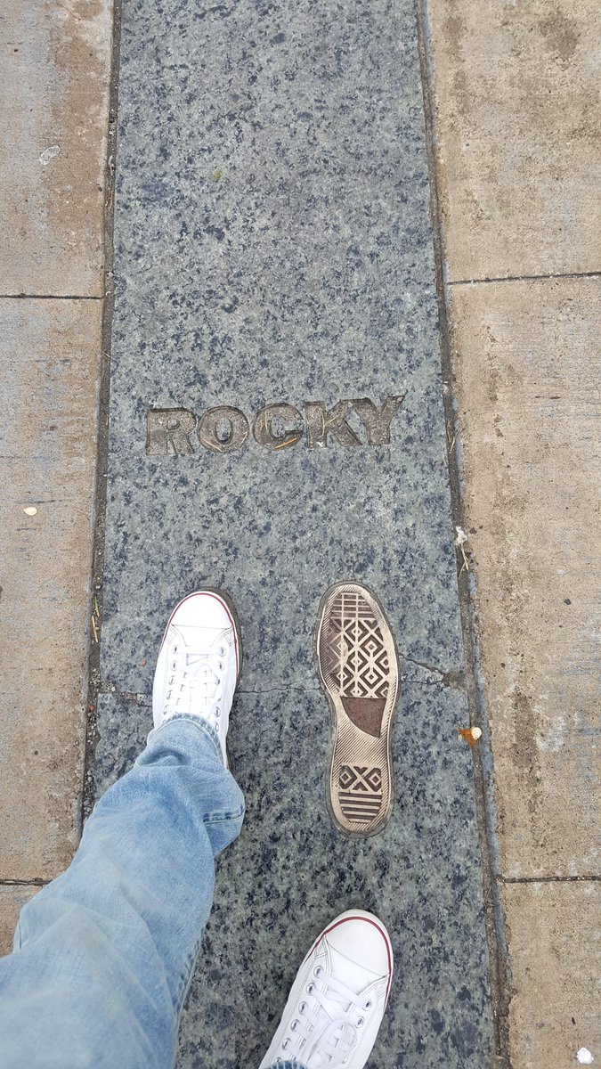 nickmanthe's tweet photo. I just ran up the rocky steps! #rockyrun https://t.co/rS1fDniu9t