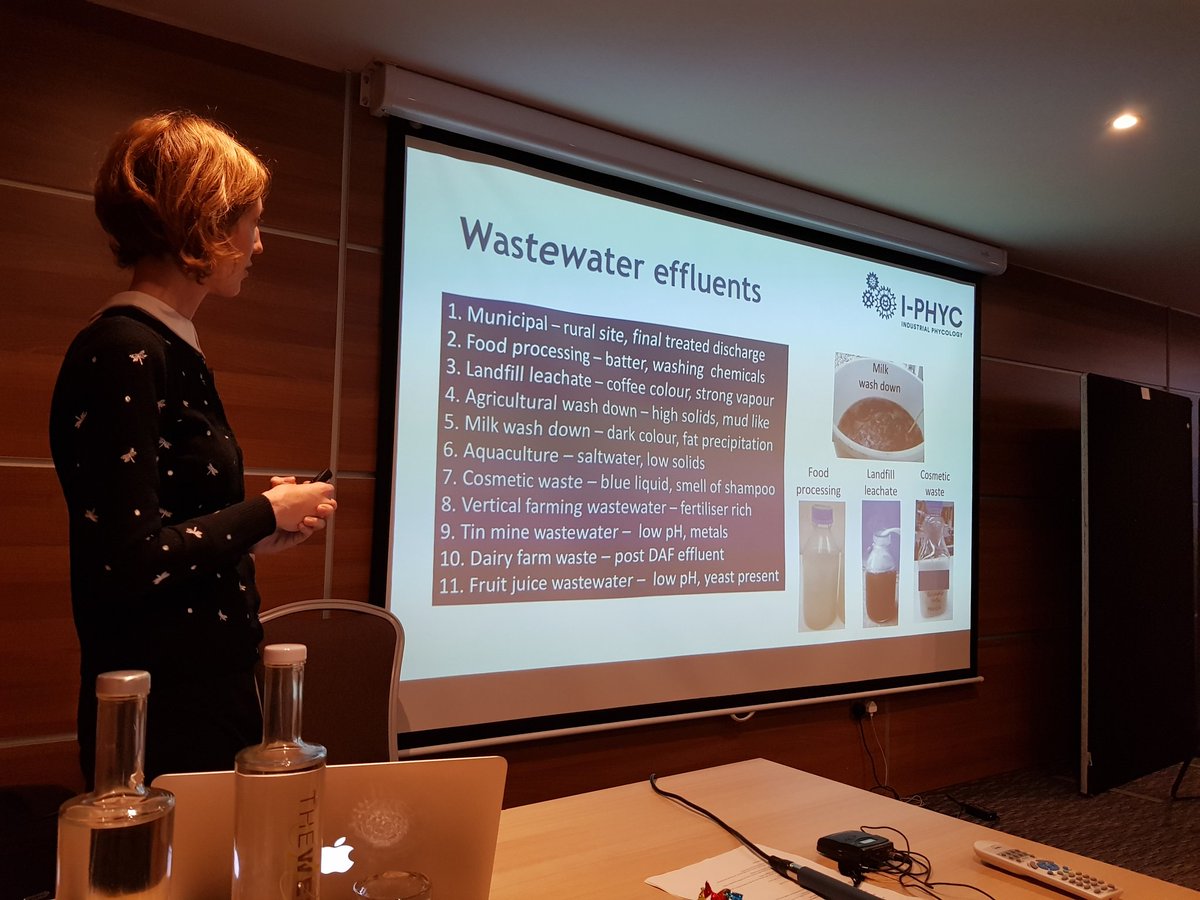 PHYCONET (@phyconet) on Twitter photo Next up, Lucie Novoveska from <a href="/IndPhycology/">Industrial Phycology</a> talking about feasibility studies on treating wastewater streams using #microalgae Next up, Lucie Novoveska from <a href="/IndPhycology/">Industrial Phycology</a> talking about feasibility studies on treating wastewater streams using #microalgae