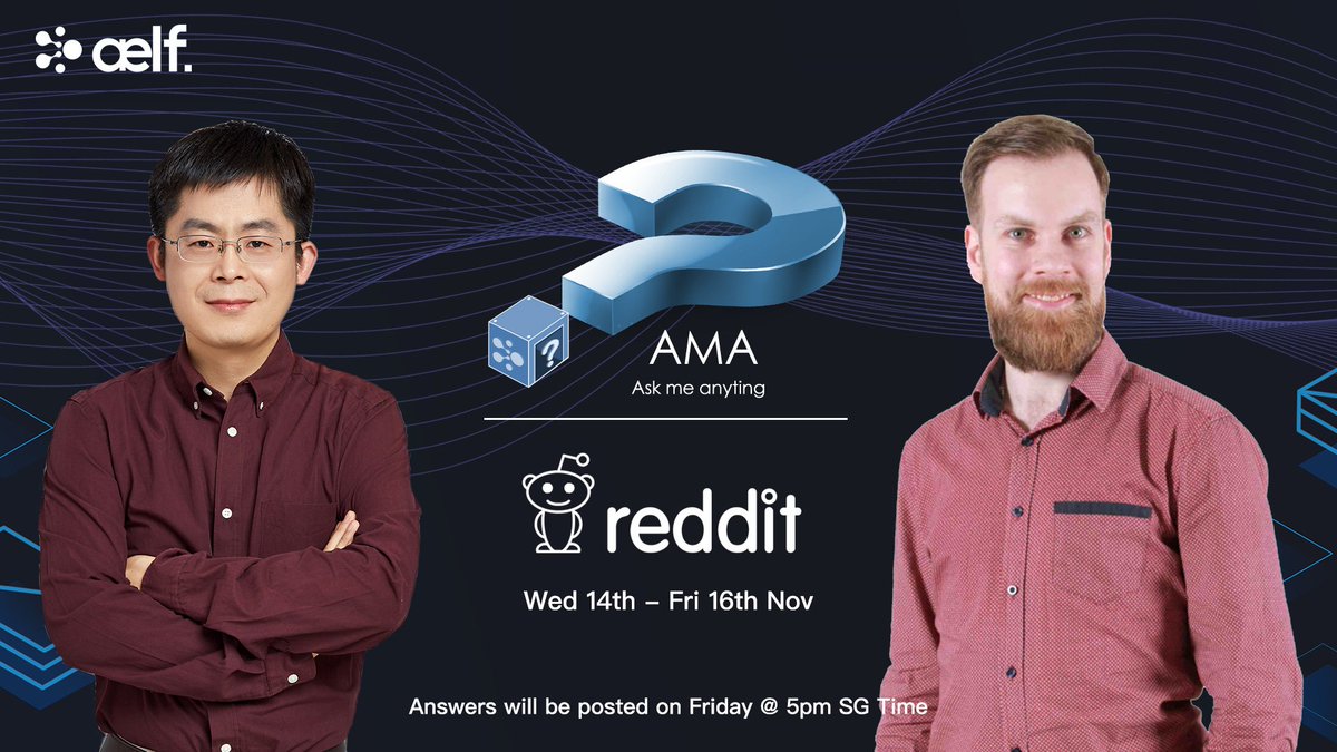 Gandalf_NFT's tweet photo. aelf will be holding a community AMA with @blockportio on their Reddit next week! A great chance to ask both projects anything you'd like to know!
Be sure to join in the fun! Starting Wed through to Friday
#aelf #Blockport #aelfblockchain #aelfAMA https://t.co/l0RaOTmhtc