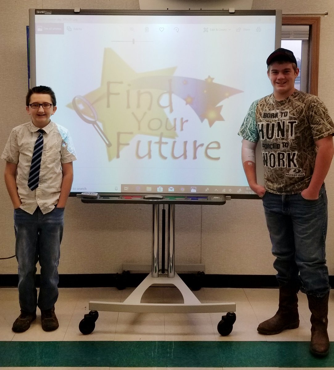 CAREER DAY 2018!  

Mrs. Matthews 1st Hour class would like to introduce you to our future Businessman and Conservation Agent!   

#kingstonk14pride #keeplearning #dreamboldly