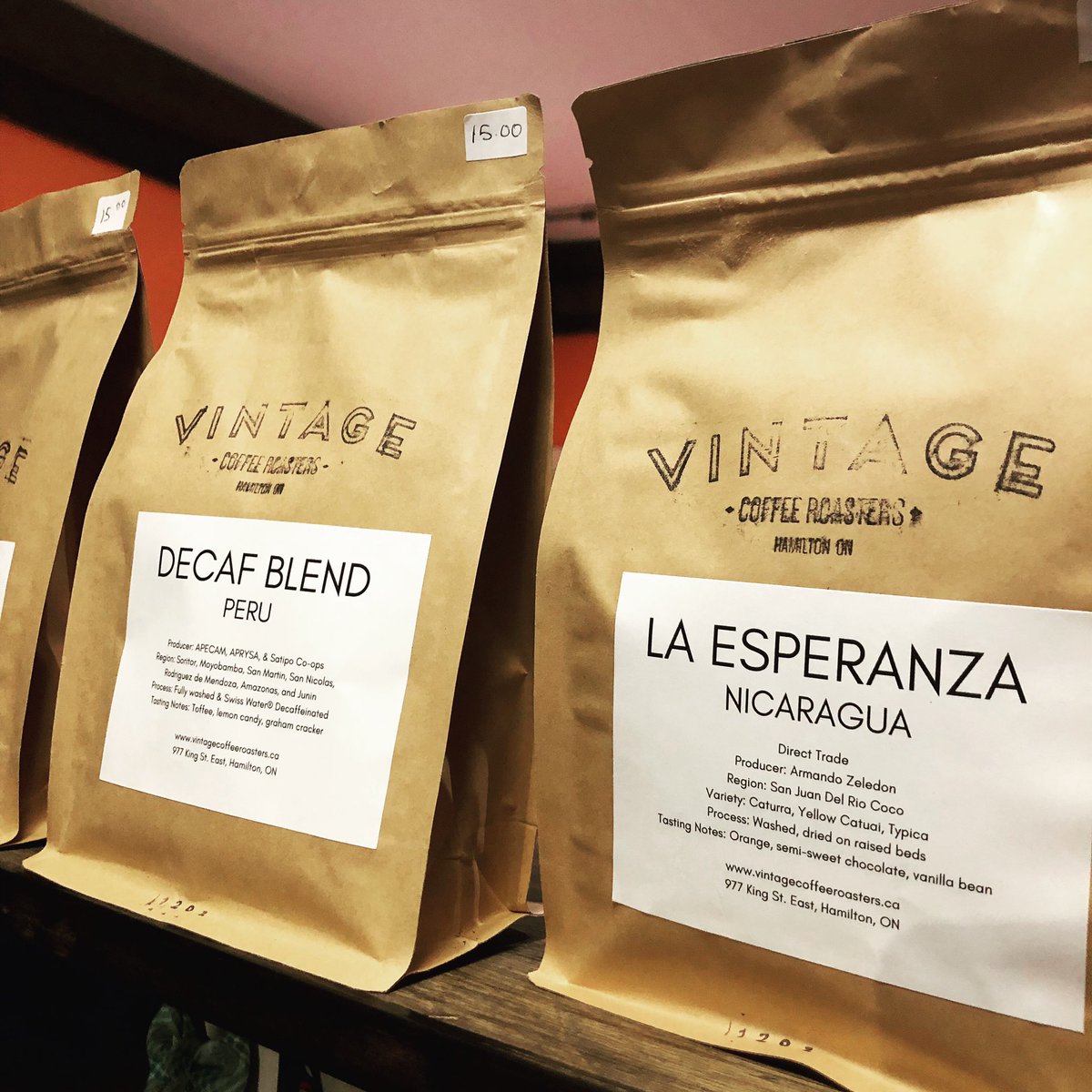 We get a lot of compliments on our great coffee, so we decided to carry it by the bag!  Come into the #dogcafe and get your own delicious bag of #coffee. My Dog’s Cafe is open today 11-5 pm.  #HamOnt #vintagecoffee #dogfriendlycafe #LockeStreet