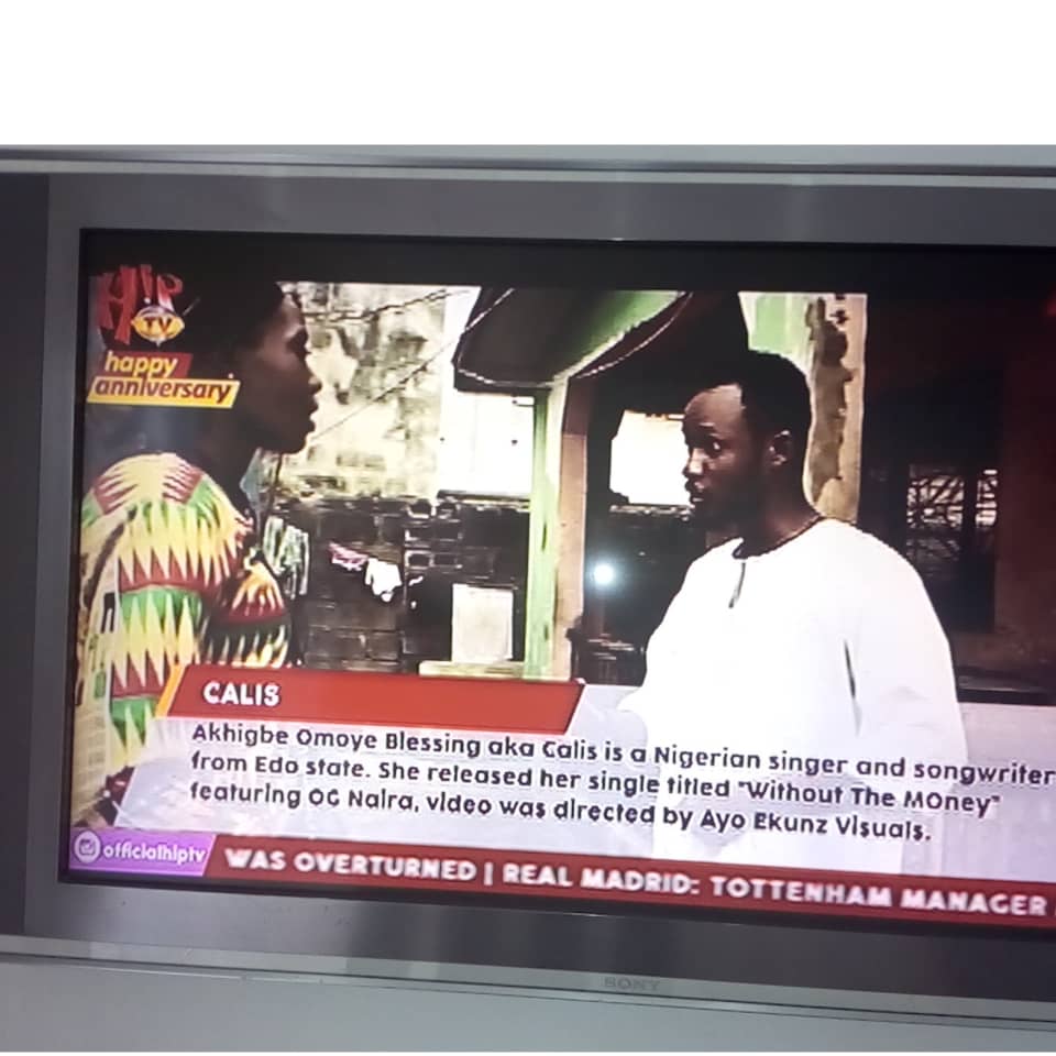 Calis_Bless's tweet photo. Thank you @HipTv and a happy anniversary to you.. Keep entertaining us and supporting young acts like me #WithoutTheMoney..God bless y'all https://t.co/eLIFKh4dUD