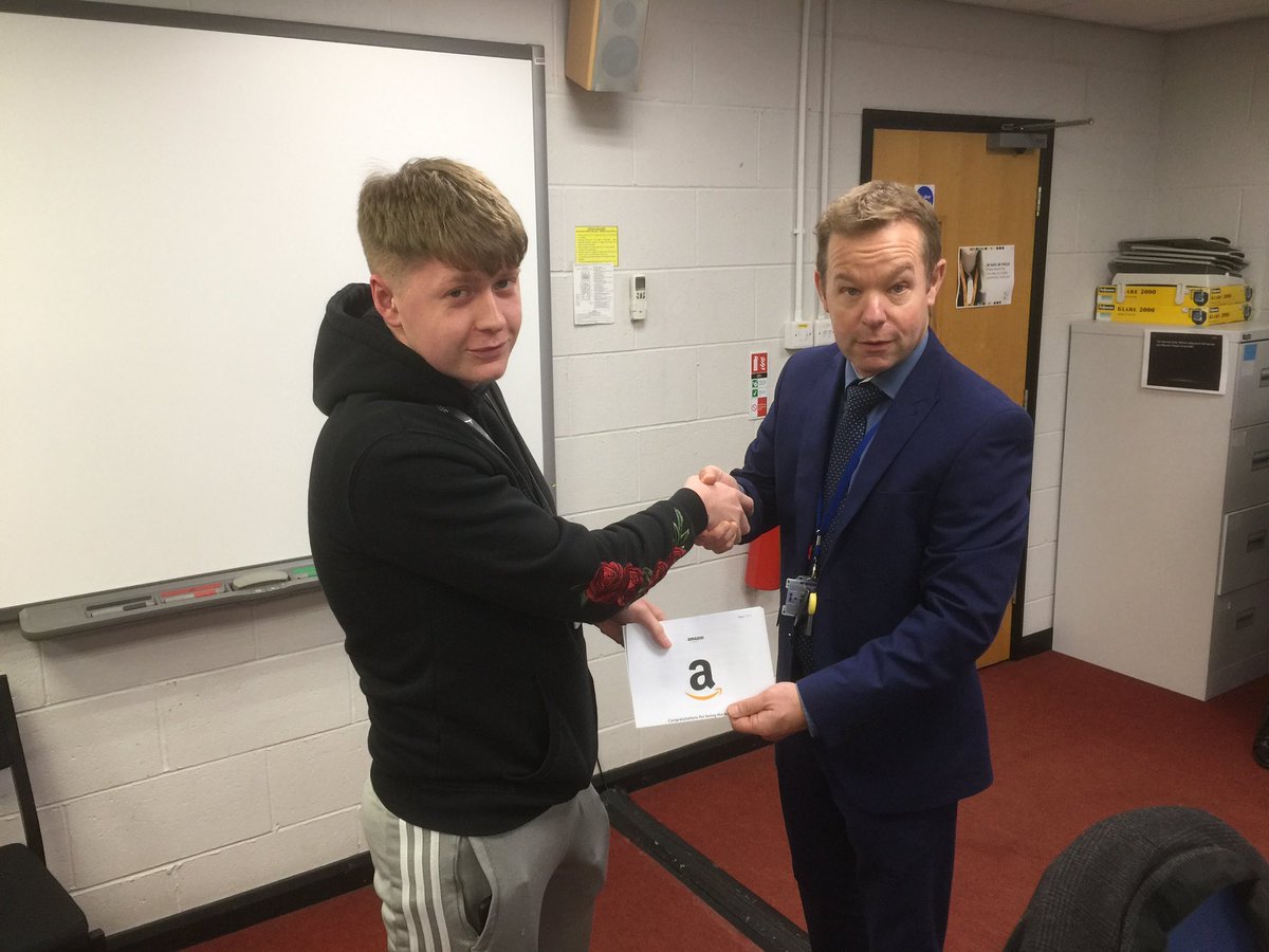 #Madeingainsborough Student of the month! Well done Joshua! <a href="/wefcoLtd/">Wefco</a>