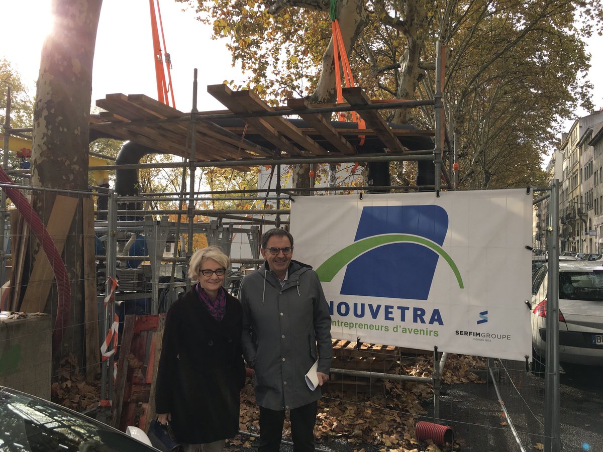 <a href="/DavidKimelfeld/">David Kimelfeld</a> , Maire du 4ème arrondissement de Lyon et Président de la Métropole de Lyon et Virginie Varenne, Conseillère du 4ème arrondissement de Lyon et à la Métropole de Lyon sont venus à la rencontre des équipes de Nouvetra (Serfim Ouvrages d'art) 
serfim.com/activites/ouvr…