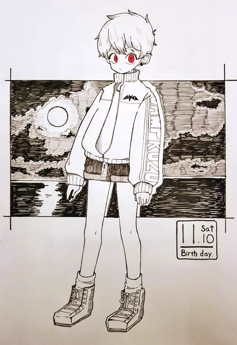 #KuzuArt 
お誕生日おめでとうございます!
本当に産まれて来てくれてありがとうございます。 
