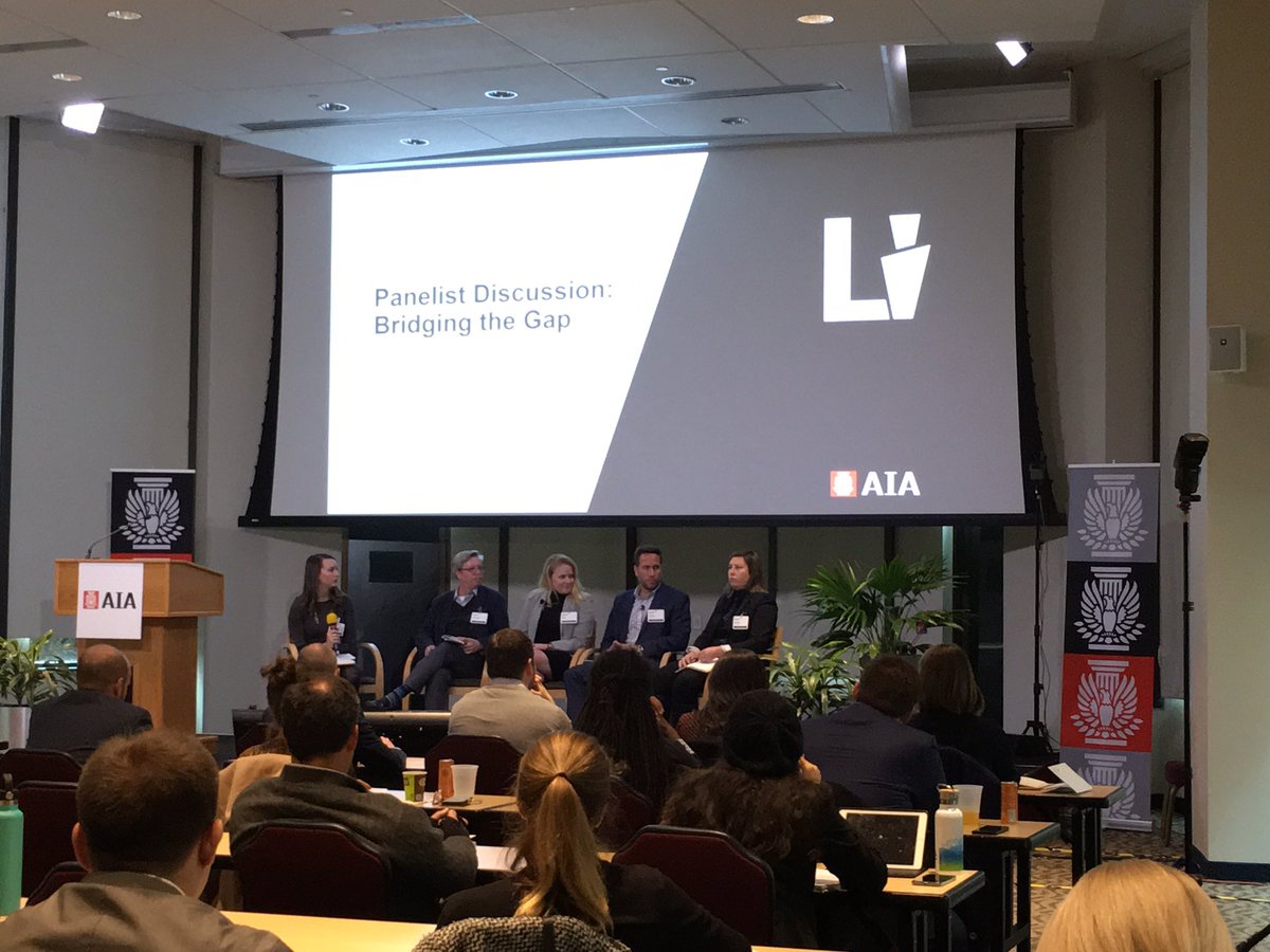 Currently in DC our panel “Bridging the Gap” is discussing community centered design. 

As Citizen Architects how do we close the gap between design within the office and within our community? 

#AIALi18 #daretolead