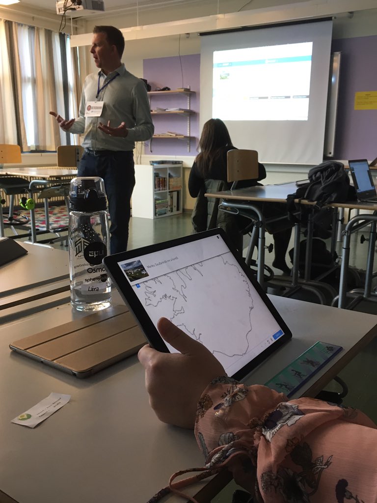 Nearpodkynning hjá Bergmanni #utis2018 #rvkskolar #menntaspjall