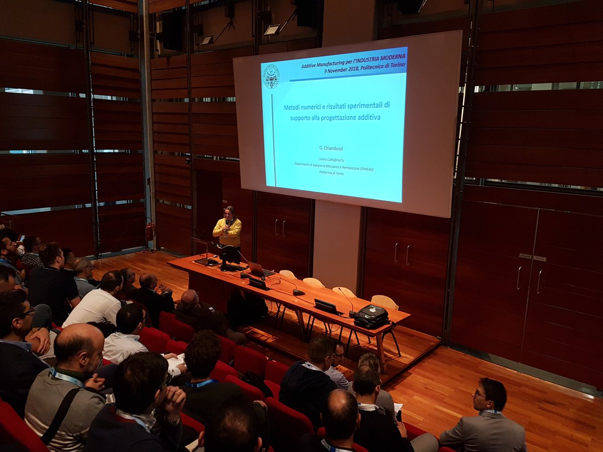exemplar_srl's tweet photo. Centro CARS@PoliTo metodi numerici per il supporto all' #AdditiveManufacturing https://t.co/rdjJQa4ILy