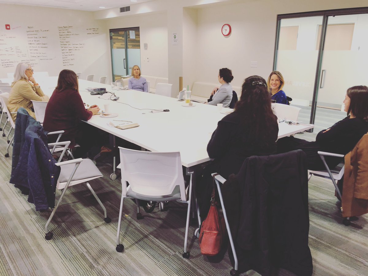 Amazing breakfast conversation this morning with Linda Warren at Cleveland Neighborhood Progress. This series is sponsored by First American Title as part of our Women’s Leadership Initiative Breakfast series. #cleveland #clevelandnp #thisiscle