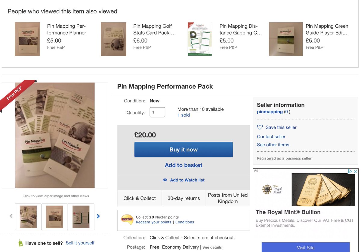 PinMapping_golf's tweet image. Great to be sending out our first ‘Pin Mapping Performance Pack’ 👍
#PerformancePlanner #GreenGuide #StatsCards

‘Prepare now to play your best golf in the future!’

#GolfStory #golfnews #GolfBusinessNews 

ebay.co.uk/itm/Pin-Mappin…