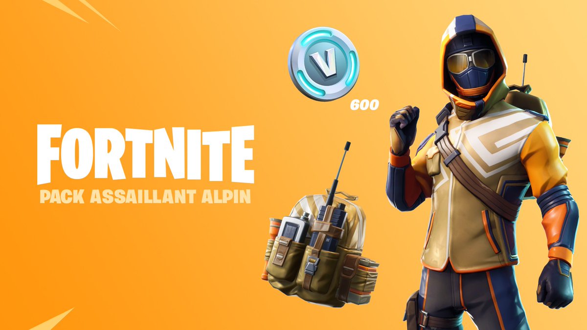 Fortnite Officiel On Twitter Grimpez Vers La Victoire Le - fortnite officiel on twitter grimpez vers la victoire le pack assaillant alpin est disponible dans la boutique