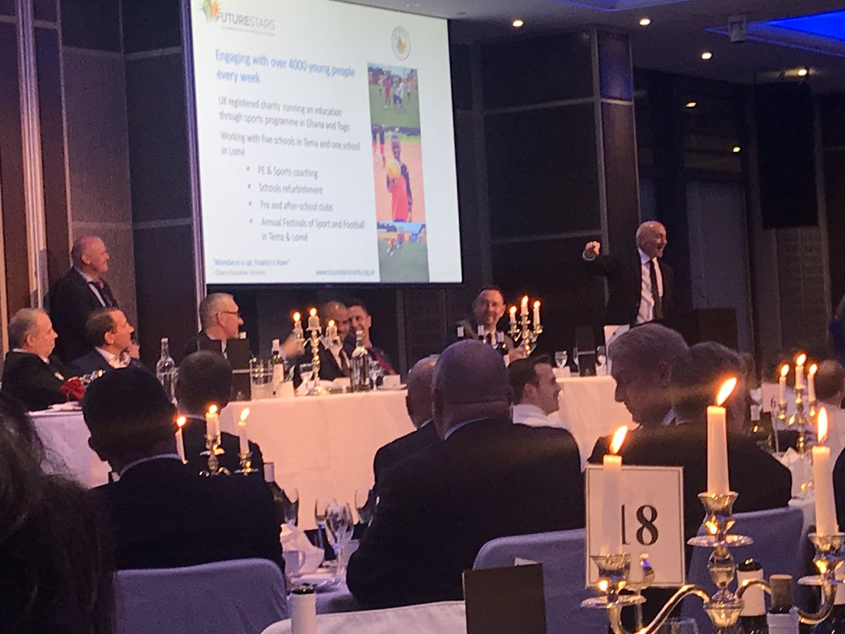 19tmb's tweet photo. Great night at the @LloydsFC charity dinner. Thanks @guybonwick in everything you done in helping to make @futurestars15 @futurestarsgo the chosen charity for the event. https://t.co/bOzha9EPPG