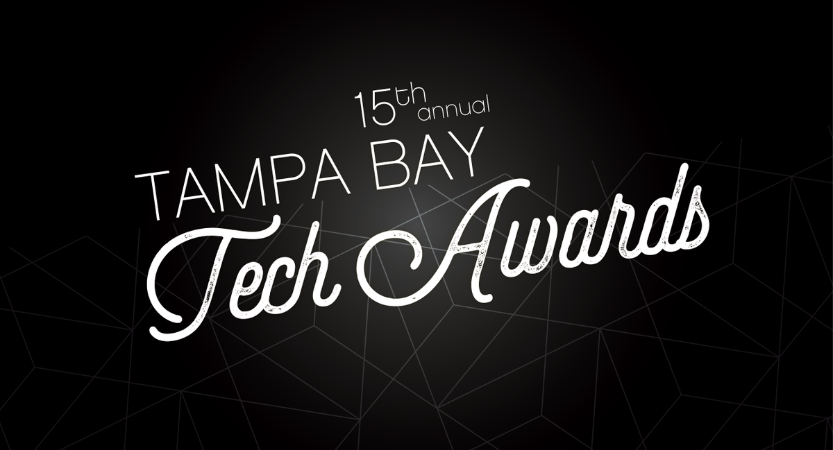 techtampabay's tweet photo. The 15th Annual Tampa Bay Tech Awards kick-off in just 7 hours! Don't miss @jillp5 @Jalagood @kimanstett @jwarnke @ccate1 @sparkcatalyst @TonyTribridge and more, as we celebrate the bright spots of Florida's largest tech hub! #poweredbytech https://t.co/ufCrGf8YAm