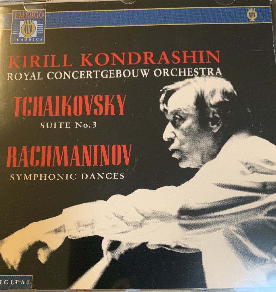 K Sakairi 坂入健司郎 Pa Twitter 帰宅したら とてつもないお宝cdが2つも届いてた コンドラシン指揮rcoのラフマニノフ交響的舞曲とチャイコフスキー組曲3番 フォンク指揮skdのばらの騎士 ずっと探してたものを格安で入手 演奏も見事 深い夜になりそうだ