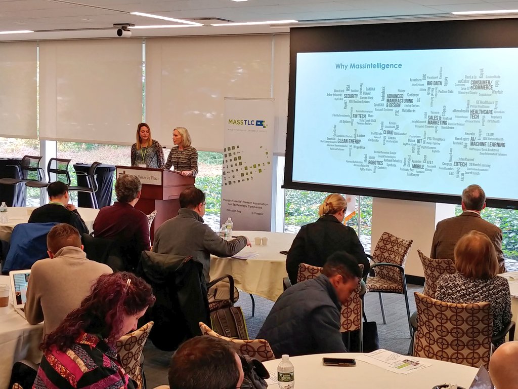 jcness's tweet photo. I'm hanging out today in Boston at the #MassIntelligence conference with my friends @MassTLC + @MassRobotics. We're talking #AI, machine learning, robotics, and (surprise) #5G! https://t.co/HCHO1TIfmx
