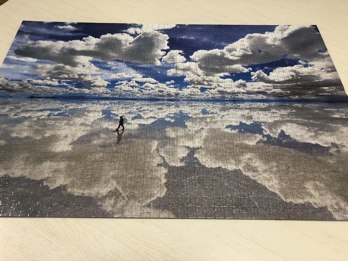 ジグソーパズル ウユニ塩湖 完成品 【全商品オープニング価格 特別価格