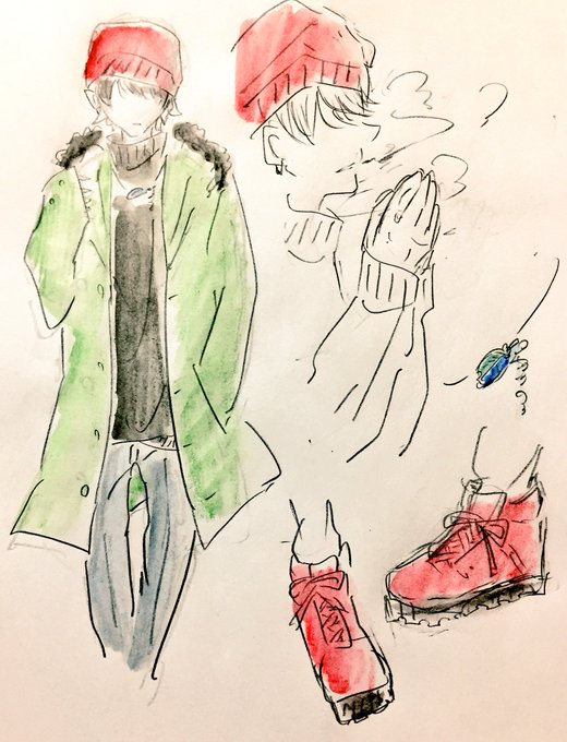 タートルネックのtwitterイラスト検索結果 古い順