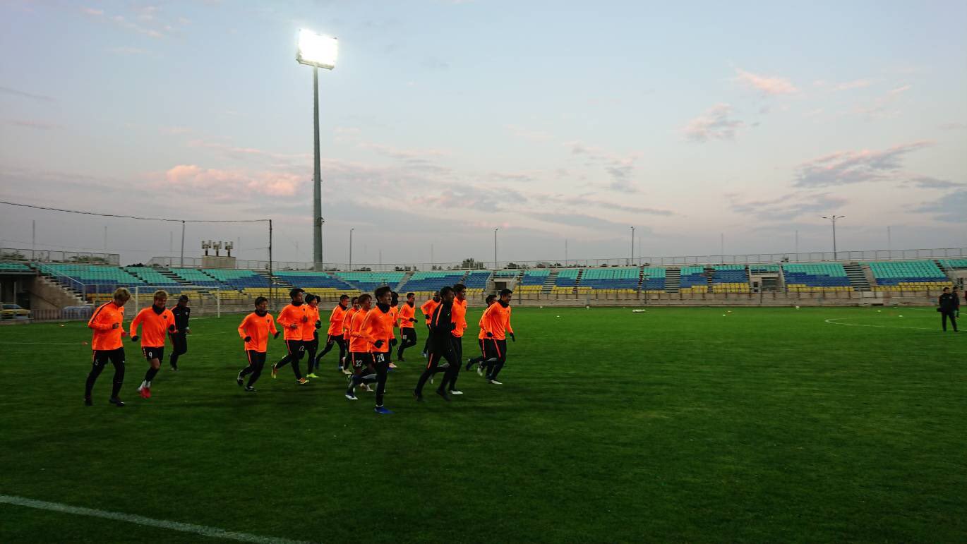 日テレサッカー公式 鹿島アントラーズ の現地練習写真が入って来ました アジアチャンピオンズリーグ 決勝セカンドレグ 11月11日 日 午前1時から地上波 日本テレビ で放送です 鈴木優磨 三竿健斗 大岩剛