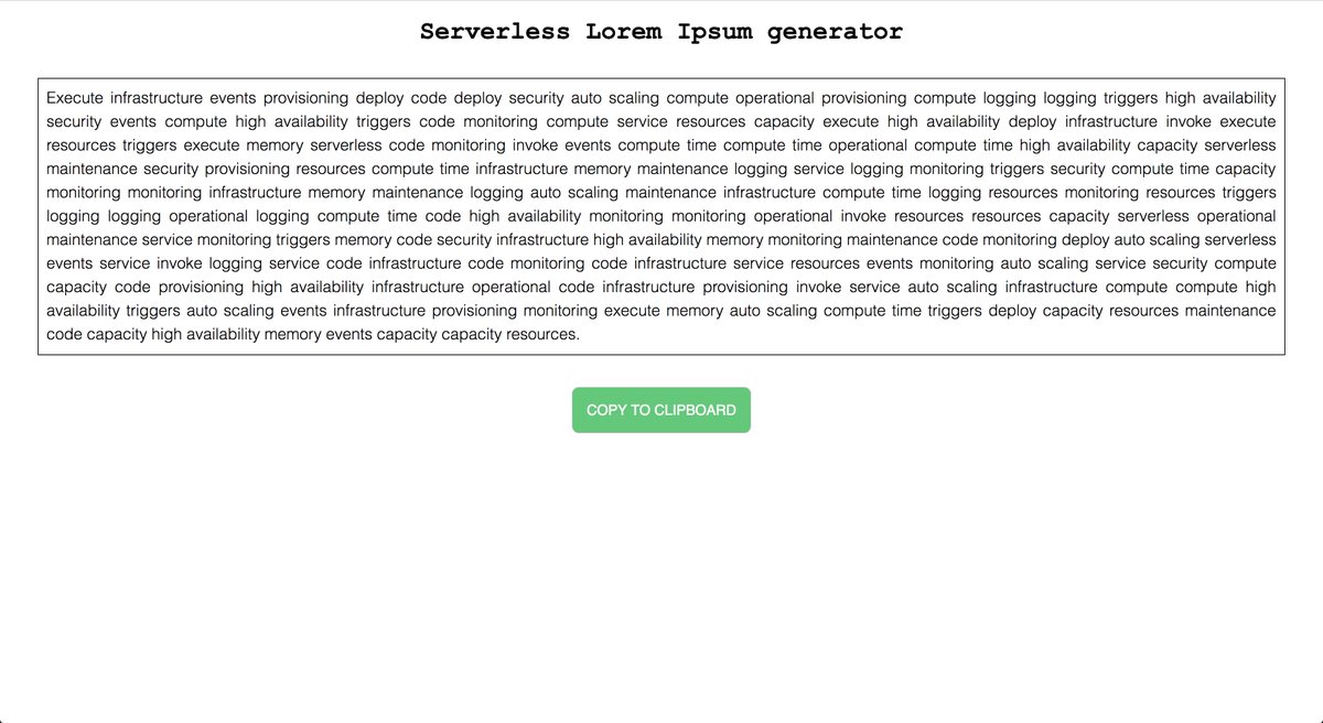 Yaaaay!! First challenge of #noServerNovember completed! Voila -- Serverless Ipsum in Python ⚡️

✅ vaibhavsingh97.com/serverless-eni…
📝 github.com/vaibhavsingh97…

#Serverless #Python