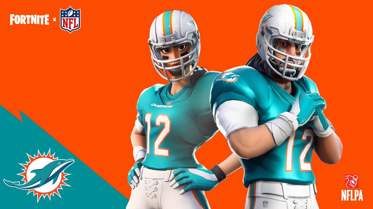 Miami Dolphins On Twitter Dropping At 7 00 Tonight Fortnitegame X Finsup Fortnite Nfl Skins Miami Fortnite Nfl Skins Miami Miami Dolphins On Twitter Dropping At 7 00 Tonight Fortnitegame X Finsup