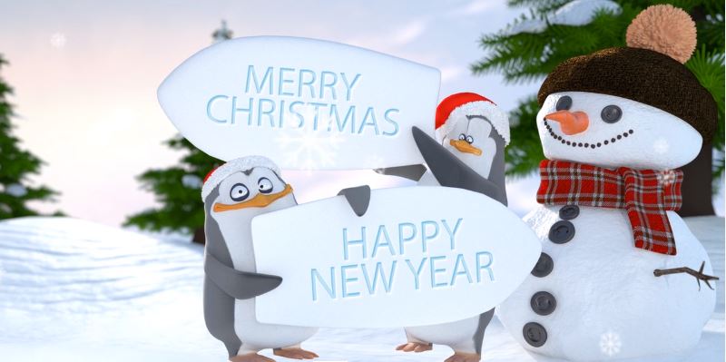 eco2greetings's tweet photo. Is there a person on the planet who doesn’t just adore penguins? Let these boisterous birds animate your holiday card with their cheeky faces and snowboard messages, and add your logo to the gift at the end to make this merry #Christmas #eCard your own! 

https://t.co/kqNykHQ9Ga https://t.co/gasvwbXC9d